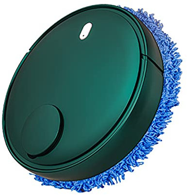 LuckyGirls Robot aspirador, barredora inteligente, aspiradora doméstica con mopa para alfombras, limpieza en seco y húmedo, para suelos duros, pelo de animal,se puede utilizar baldosa (Verde)