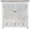 Grafelstein Wandschrank Shabby Beach House II weiß Shabby chic Hängeschrank Wandregal Hamptons, Tiefe 24,5 x Breite 74 x Höhe 80 cm, komplett zusammengebaut