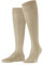 FALKE Tiago M Kh sostenibili cotone filo di Scozia al ginocchio tinta unita 1 paio, Calzini lunghi Uomo, Beige Silk 4097, 43-44