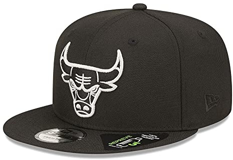 New Era Repreve 9Fifty Snapback Cap Chicago Bulls Schwarz Silber