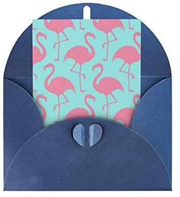 Pink Flamingo Grußkarte Jahrestag Karte Dankeskarte Urlaubskarte Hochzeit Karte Freundschaft Karte Einladungskarte