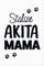 JUNIWORDS Poster, Stolze Akita Mama, 20 x 30 cm (1009986)