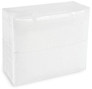 Hypafol Airlaid 50 Stk. Ölsaugtücher 30 x 40 cm | Fusselfreie Reinigungstücher für Kosmetik, Gastro & Industrie | Tücher fusselfrei, weich & reißfest | Extra saugstarke Zellstofftücher in Weiß