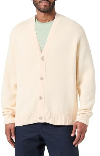 JACK & JONES Jorrino Knit Cardigan Blk Maglione, Crema di Burro, S Uomo