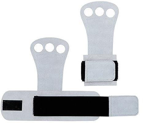 Gymnastik-Handgriffe verbessern die Powerlifting-Leistung beim Turnen mit Handflächenschutz. Handgriffe, Handgelenkstützen-Zubehör, Gymnastik-Griffe, Armbänder Weiß M