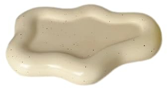 Tazze da caffè paffute in ceramica, tazze color crema, tazze bianche, tazze a forma di nuvola, tazze carine, tazze creative per latte, tè, latte e altre bevande (piatto per gioielli)