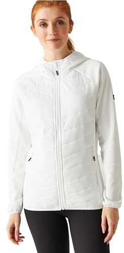 Regatta Giacca Ibrida Imbottita Cappotto, Bianco, 8 Donna