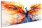 islandburner Prime Bild auf Leinwand Bunt Schön Phönix Brennend Bilder Wandbilder Poster