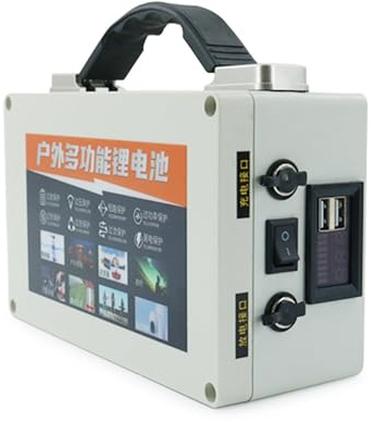 WILLQ 12 V Li-Ionen-Akku 30Ah 20Ah wiederaufladbarer Ersatz-Lithium-Akku für Audioüberwachung, Backup-Notfallbatterie mit 5 V USB-Anschluss und Schalter,12v20ah