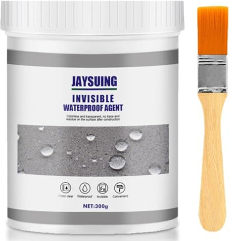 Transparentes Wasserdichtes Beschichtungsmittel, Klare Wasserdichte Versiegelungsflüssigkeit, Dichtmasse Wasserdicht für Toilette, Badezimmer, Fliesen, Wände, Dach (Neues Upgrade) (1)