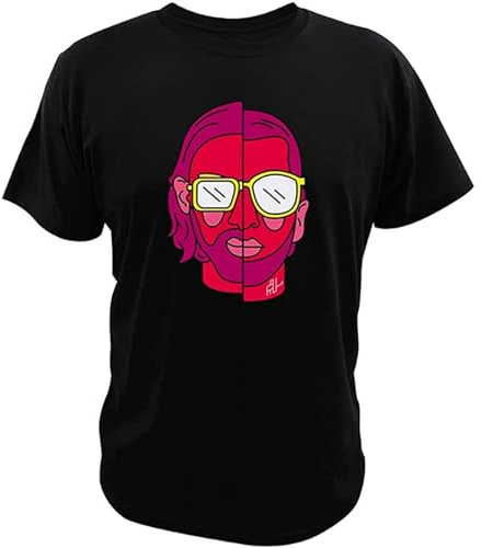 Le Monde Chico Mens T Shirt Album PNL Tshirt French Rap Comfortable Short Sleeve O-Neck Cotton Tees Black M