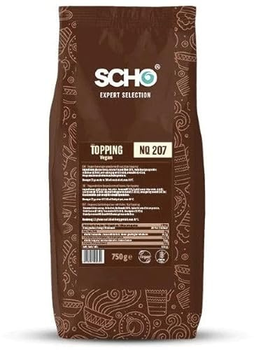 Scho No. 207 Topping Vegan 10 x 750g | Veganes Automatenfähiges Milchpulver auf Haferbasis
