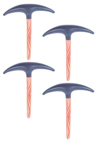 Abaodam Pioche Gonflable en Mousse Jouet Faux Outil De Coupe Pioche De Cosplay en Mousse Costume De Cosplay Modèles De Fausse Pioche pour Halloween 4 Pièces