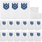 Gudotra Lot de 15 Sac Aspirateur pour Miele GN Série Classic C1 Complete C2 Complete C3 S2 S5 S8 S4 S6 S8 Sac à Poussière pour Miele 3D avec 2 Filtres en Microfibre (Bleu)
