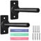 EVERYMATE Weight Plate Holder, Wall Mounted Weight Rack Storage for Olympic Weight Plate,Home Gym Organizer Weight Plate Rack