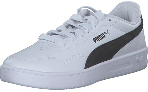 PUMA Court Lally JR Sneaker, White Black, 35.5 EU