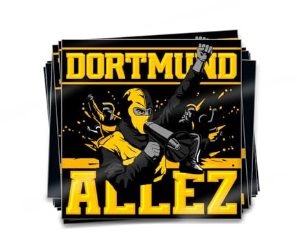 KNOW-MORE-STYLEZ Aufkleber 0231 Dortmund Allez 50 Stück Set