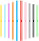 Lusofie 10pcs H Band Silicone Bands 24 cm Silicone Rubber Bands Elastic Book Band Color Rubber Bands for Books Art Cooking Wrapping Exercise Board Game Rubber Bands