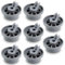 Fonyiunce 8 Pièces Roulettes pour Lave-Vaisselle, Roulettes de Panier de Lave, Roues de Lave-vaisselle Universelles, Roulette pour panier supérieur de lave-vaisselle, pour Lave Vaisselle Siemens Bosch