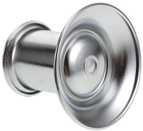 Moxa Rollenfeuerlöscher Silber mit Löschkappe, aus Edelstahl