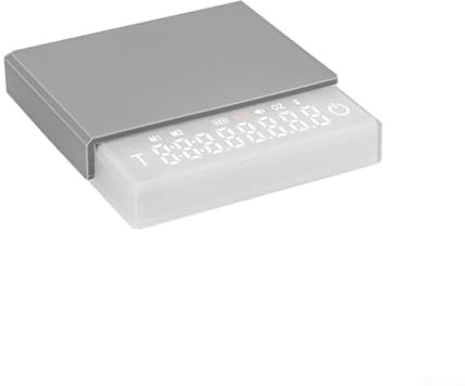 NbgrvB Digitale Kaffeewaage mit Timer, 2 kg Kapazität und 0,1 g Genauigkeit, USB-C wiederaufladbar für Espresso und Pour Over