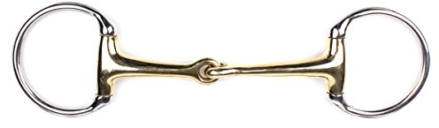ARBO-INOX Olivenkopfgebiss Argentan einfach gebrochen (11,5cm)