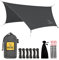 Wise Owl Outfitters Camping Tarp - Waterproof Rain Fly Tarp for Hammock and Shelter - Camping Accessories with Tent Stakes and Carry Bag