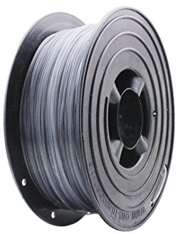 1kg 3D Filament PLA PET ABS TPU 1,75mm 1000g 1.75mm Vakuumiert inkl. Silicapad viele Farben (Transparent-Grau, PETG)