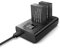 Onshida LP-E12 Batterie de Rechange avec Chargeur et Port Micro USB & USB-C, 2 Batteries pour Canon EOS M M2 M10 M50 M100 EOS 100D EOS Rebel SL1 EOS Kiss X7 Appareil Photo Numérique