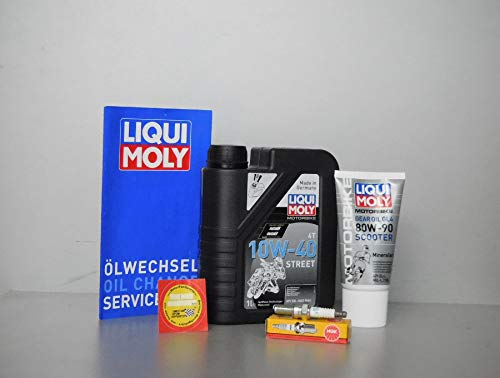 Wartungs Set passend für Yamaha Aerox 50 Öl Zündkerze Service Inspektion
