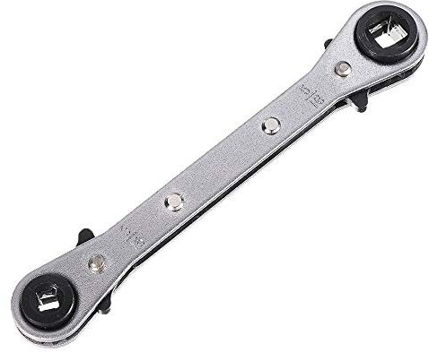 Double Head Adjustable Wrench Ratchet Spanner 3/16 1/4 5/16 3/8 Socket 4 in 1 Ratchet Wrench