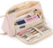 EASTHILL Federmäppchen mit großer Kapazität, hohe große Aufbewahrungstasche, Marker, Stifteetui, einfache Schreibwaren-Tasche, Schule, Uni, Büro, Organizer für Teenager, Mädchen, pink