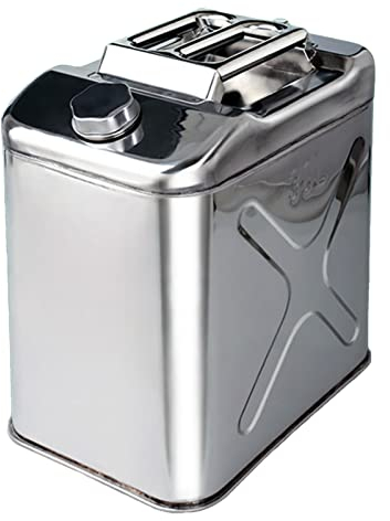 BHBXZZDB Lata de Gasolina Metal Gasolina Recipientes para Gasolina Lata de Metal para Gasolina Garrafa de Combustible Boquilla flexib 10L/15L/20L/25L/30L