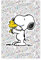 Spreadshirt Peanuts Snoopy Und Woodstock Poster 60x90 cm, One size, Weiß