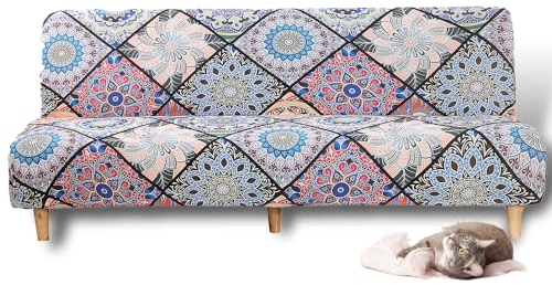 Jinayana Clic Clac Sofahusse, Polyester-Sofa-Sitzbezüge ohne Armlehnen 3 Sitzers(Böhmen)