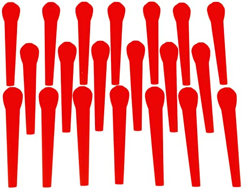 akku-net Lot de 20 lames de rechange compatibles avec Parkside PRTA 20 Li A1, lames en plastique pour coupe-bordure Parkside
