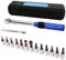 15Pack llave dinamométrica pequeña, 2-24 nm juego de llaves dinamométricas de 1/4 pulgadas, recorrido de conmutación de 72 dientes, precisión de error de ± 3% de la llave dinamométrica