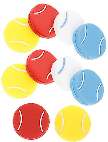 TOVINANNA 30 Pz Attrezzatura da Tennis Racchette Racchetta da Tennis smorzatore Tennis a Forma di Tennis assorbitori di Tennis Ammortizzatore Ammortizzatori Accessori