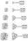 5 pairs Silver Cubic Zirconia Stud Earrings Set for Women Men Girls, 2-6mm Hypoallergenic Titanium Surgical Steel Earrings,Small Cartilage Sleeper Screw Flat Back Sliver Stud Earrings