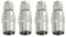 eMagTech 4 Stück SMA-Stecker 50 Ohm Koax-TV-Buchsenadapter SMA-Stecker auf Buchse Koax-Buchse IEC DVB-T TV-Buchse für Antennenadapter Joiner Verlängerungskabeladapter