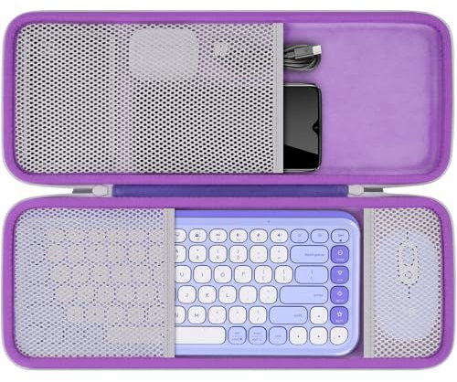 co2CREA for Logitech POP ICON Combo Hard Travel Case fits Logitech POP ICON Keys Wireless Bluetooth Keyboard and POP Mouse,Case Only