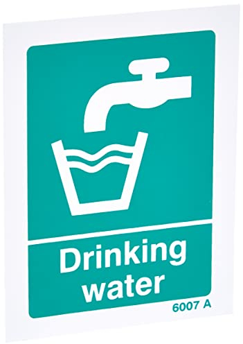 Caledonia Signs Hinweisschild „Drinking Water“ 16007A, Hartkunststoff, 100 x 75 mm