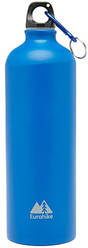 Eurohike Aqua 1L Aluminium Bottle, Blue, One Size