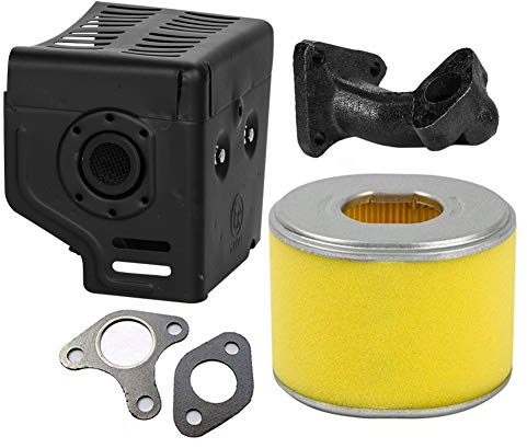 Oxoxo silenziatore di scarico, con tubo di scarico e filtro dell' aria per Honda 8HP 9HP GX240 GX4370200031270 motori/motori