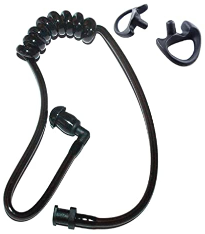 perfk Ohrhörer Schallschlauch Ohreinsätze Kopfhörer Security Headset für Funkgeräte