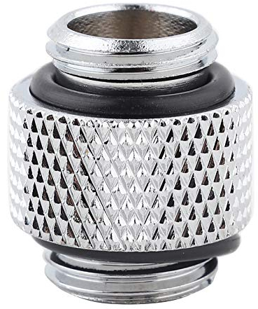 Tonysa 2St CPU Wasserkühlung Adapter, G1/4 Thread Mount Extender, PC Water Cooling Fittings, mit Silikagel Dichtringen, Doppelte Außenzähne, für Computer Wasserkühlung