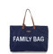 Childhome, Family Bag, Wickeltasche, Reisetasche/Wochenendtasche, Großes Fassungsvermögen, inkl. abnehmbarer Tasche, Marine/Weiß