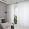 E-ROCK Maßgeschneiderte weiße Voile Store Gardine, Massanfertigung, inklusive Blei und Kräuselband (Universalband), Vorhang nach Maß, Höhe 90 – 295 cm (245 cm Höhe x 300 cm Breite)