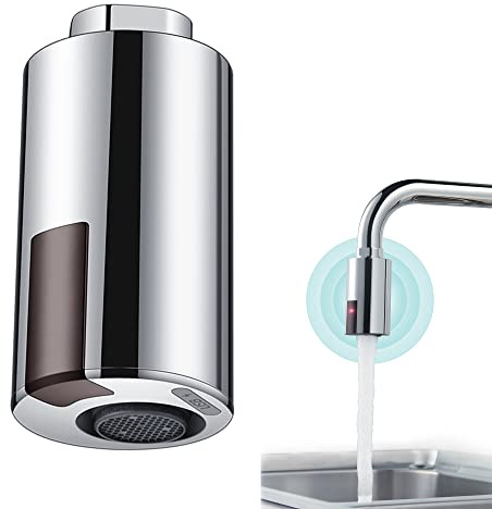 YICI Touchless Faucet Adapter for Kitchen & Bathroom - 1-Level Water Efficiency, IPX6 Waterproof, Easy Installation, Includes 6 British Standard Thread Adapters