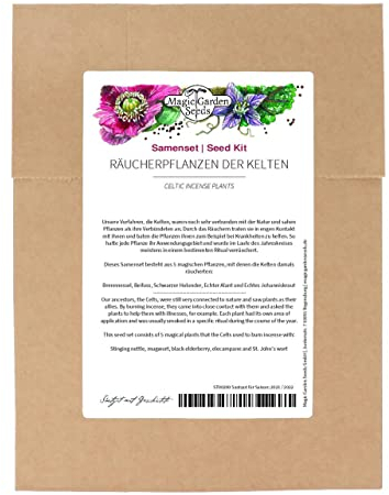 Räucherpflanzen der Kelten - Samenset mit 5 althergebrachten Räucherkräutern